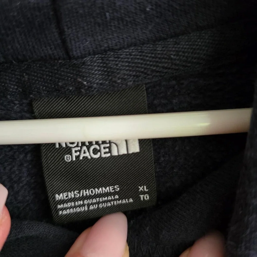 The North Face navy blue bear hoodie